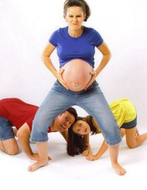 Самые безумные фотосессии беременных!