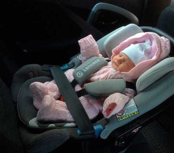 Сон в автокресле - опасен для младенцев!