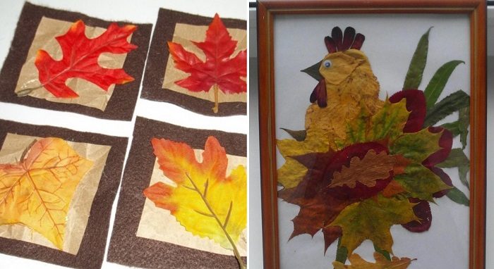 Красивые поделки из листьев для совместного творчества с детьми