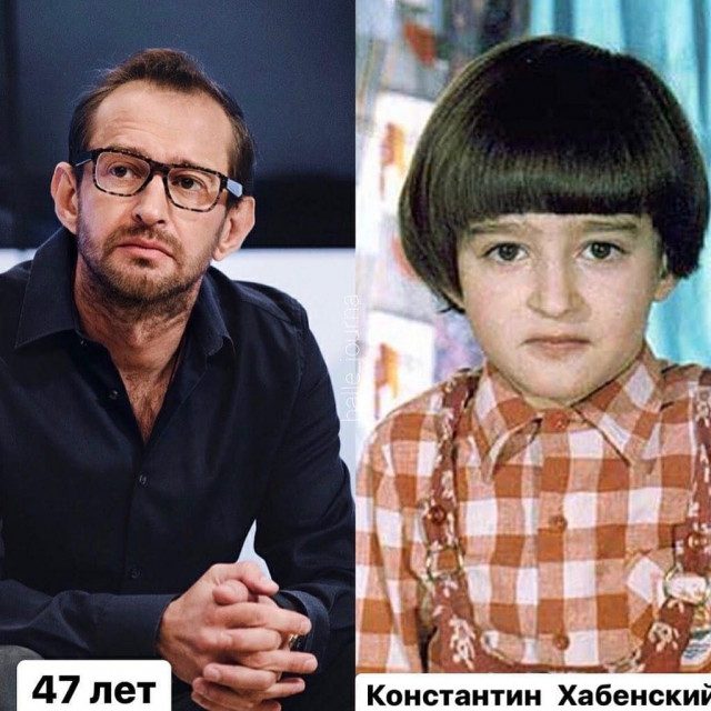 Актёры российского кино в детстве