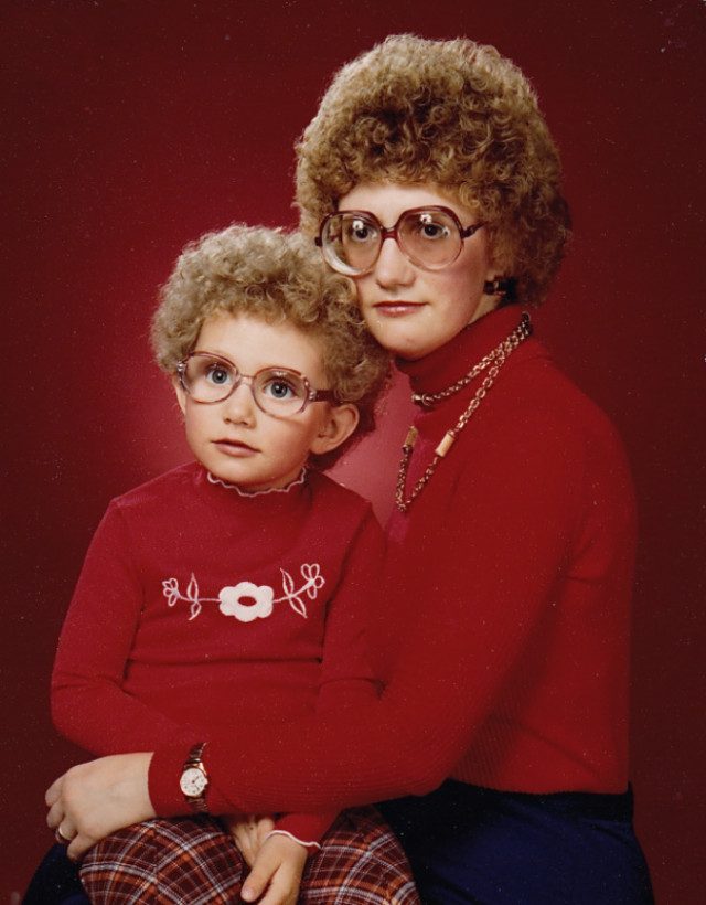 Забавные семейные снимки 1980-х