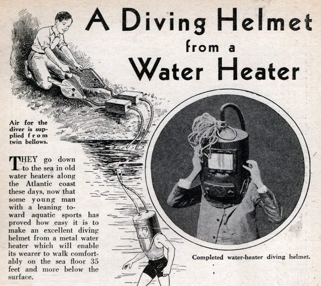 Удивительная история водолазного костюма