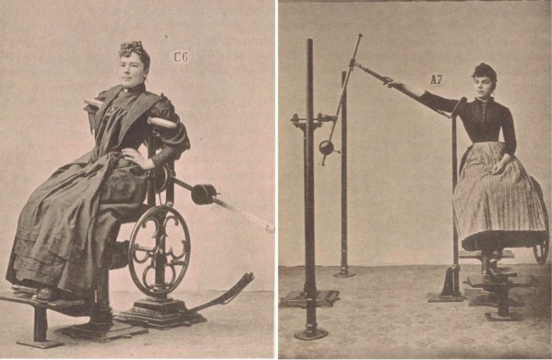 Тренажёры Викторианской эпохи, больше напоминающие орудия для пыток