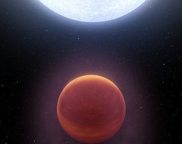 Астрономы открыли кипящую планету с титановыми небесами