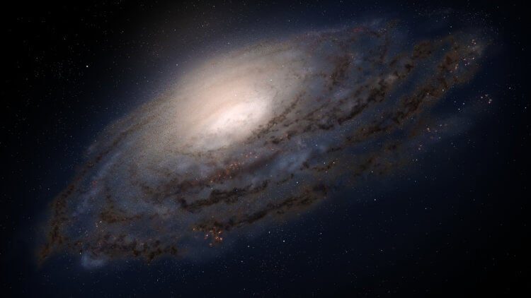 Почему наша Галактика имеет спиралевидную форму?