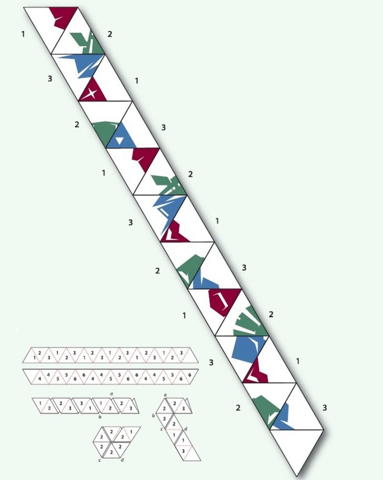 Флексагон — гениальная игрушка-головоломка из обычного листа бумаги