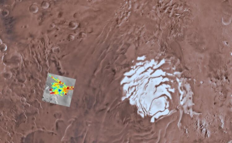 Марсианская «вода» может оказаться замёрзшей глиной