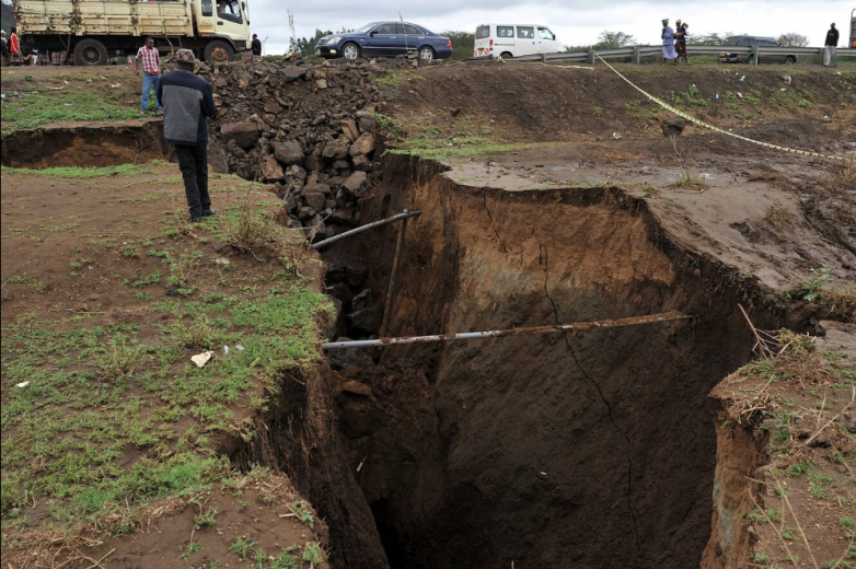 Дрожь земли: трещина в Кении может свидетельствовать о континентальном разломе