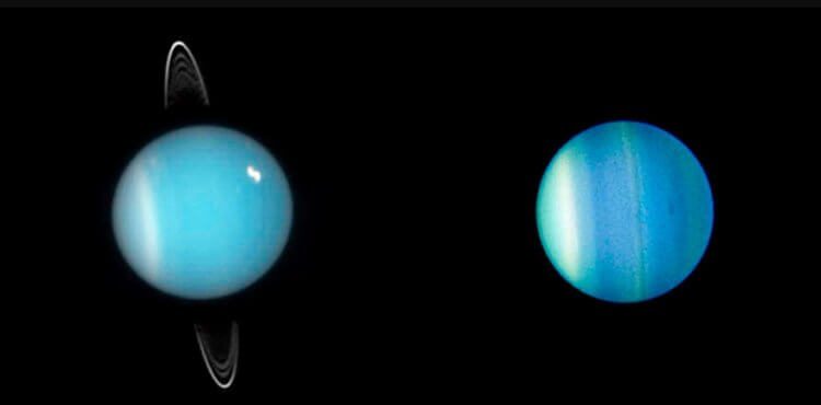 Астрономы объяснили, почему Уран и Нептун имеют разный цвет