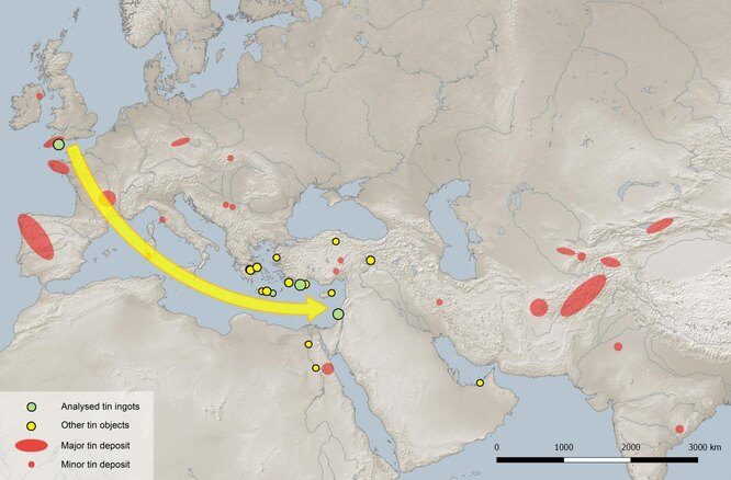 Археологи выяснили, откуда на Ближнем Востоке появилось олово