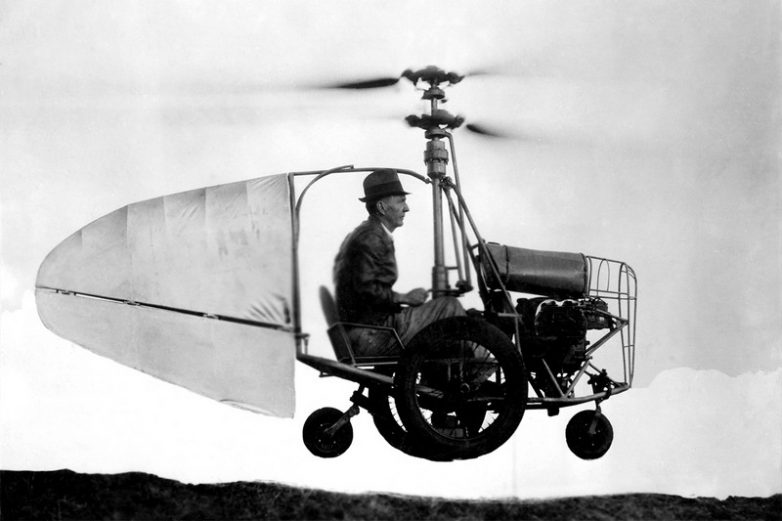 7 смелых концептов летающих машин прошлого века