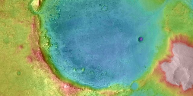 Ровер Perseverance обнаружил зелёный песок на Марсе