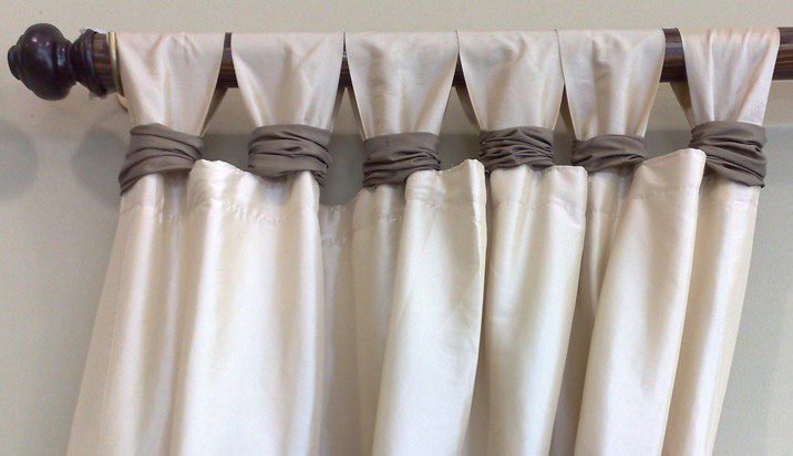 Как необычно повесить обычные шторы