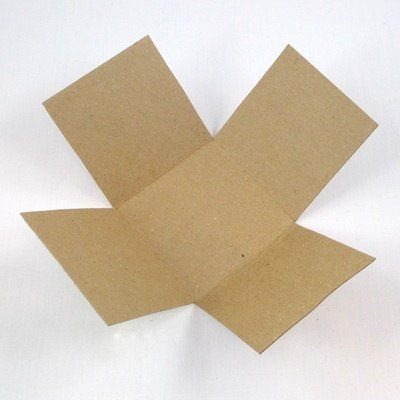 Коробка для мелочей из обычного картона