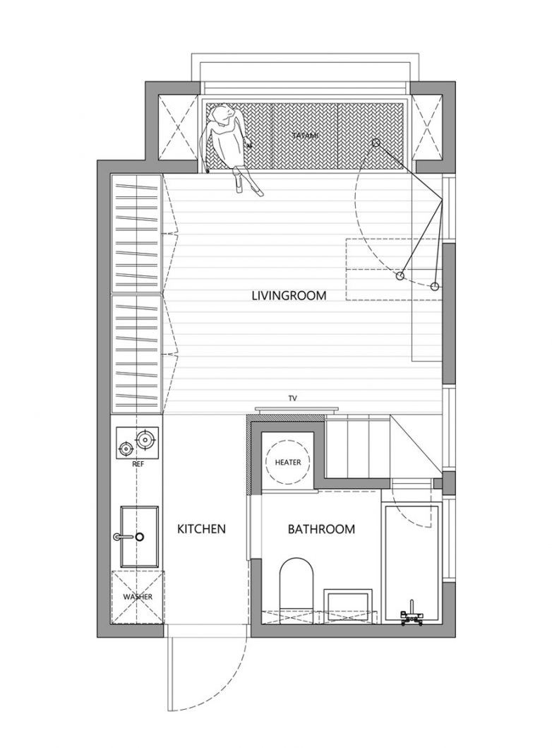 Как превратить 22 квадратных метра жилого пространства в уютное гнёздышко