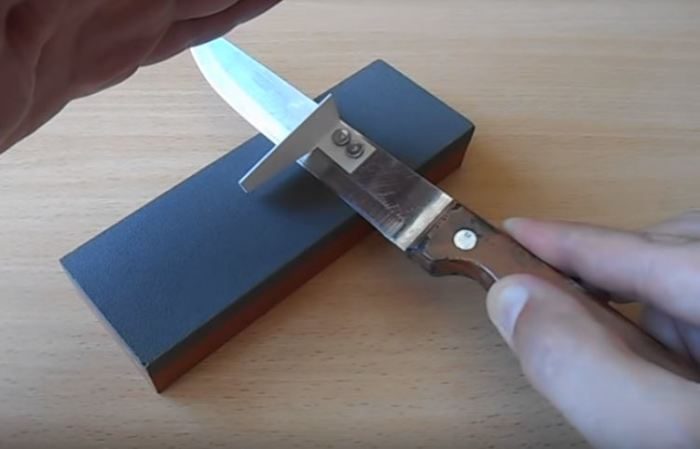 Простой и быстрый способ заточки ножа