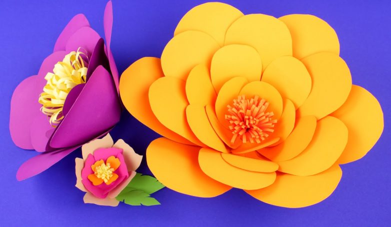 5 цветов из бумаги, которые трудно отличить от настоящих