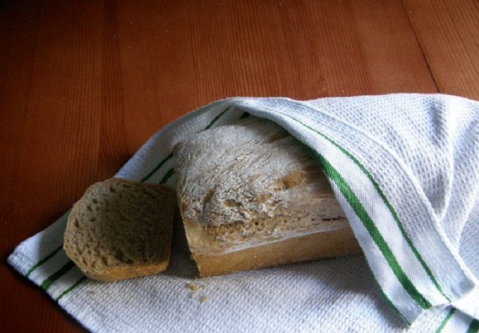 Домашний хлеб всего из 4 ингредиентов