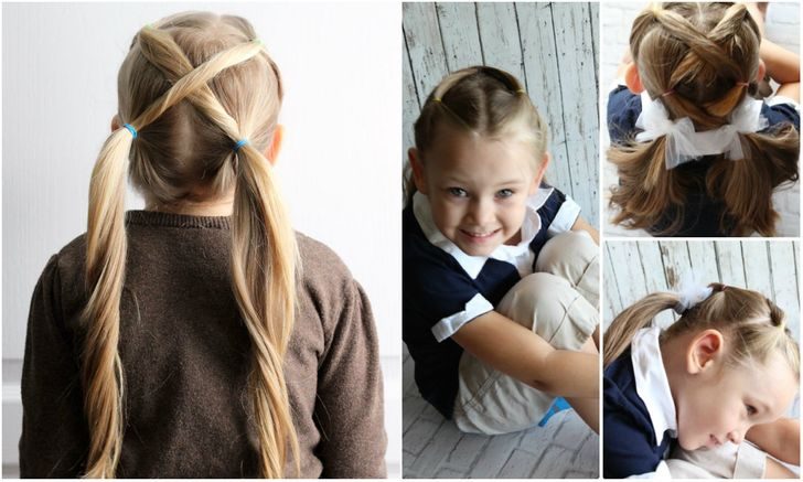 10 лёгких причёсок для девочек, которые можно сделать своими руками