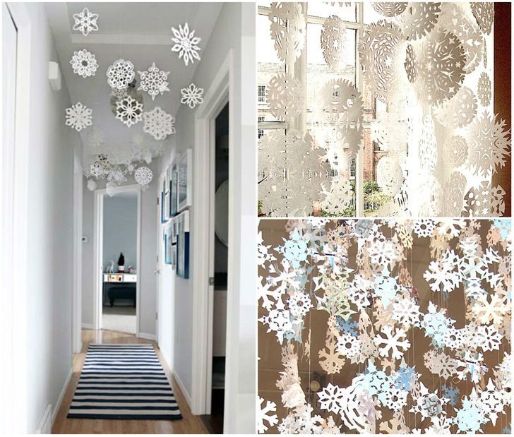 Украшаем дом бумажными снежинками и не только перед Новым годом