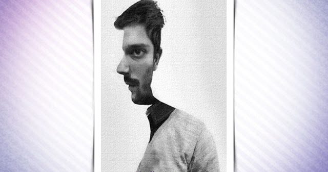 Тест: вы видите лицо спереди или в профиль?