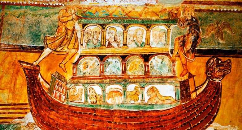 Почему художники древности изображали Ноев ковчег как ящик с ножками?