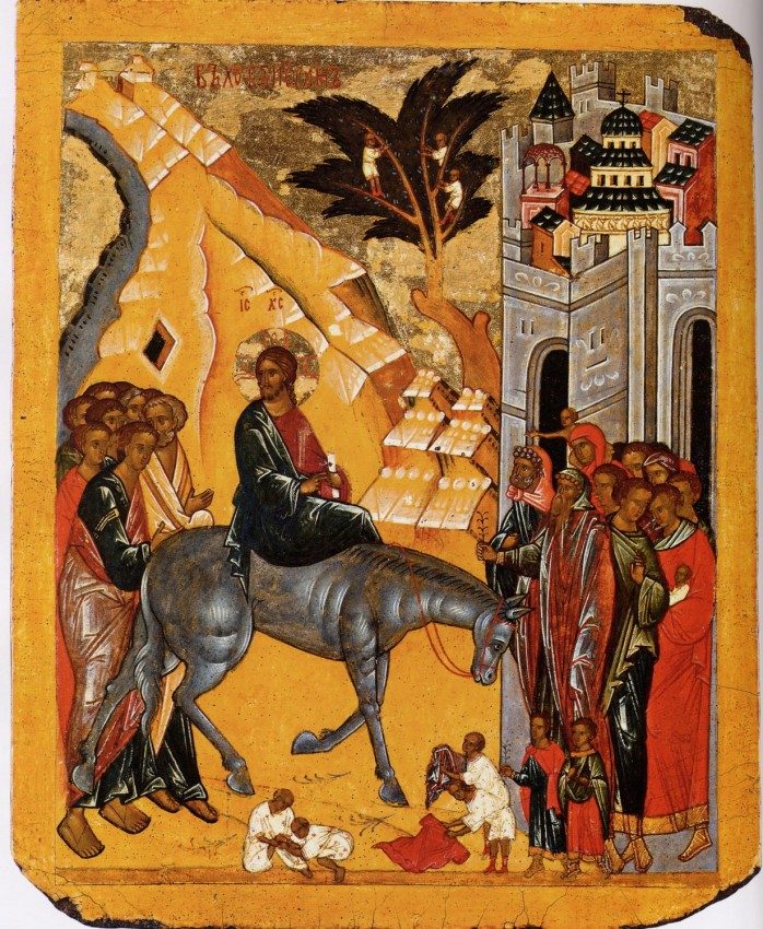 Вход Господень в Иерусалим: иконы и фрески праздника