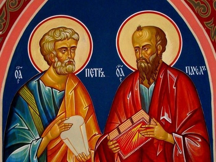 12 июля — день Славных и всехвальных первоверховных апостолов Петра и Павла