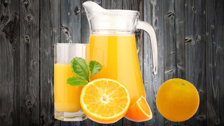 4 литра апельсинового сока, из 2-х апельсинов!