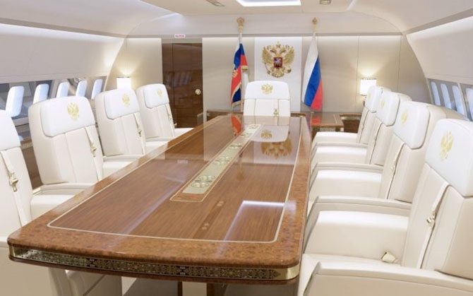Шикарный самолет российского президента