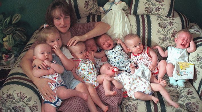 Первые в мире выжившие близнецы-семерняшки. Это фантастика!