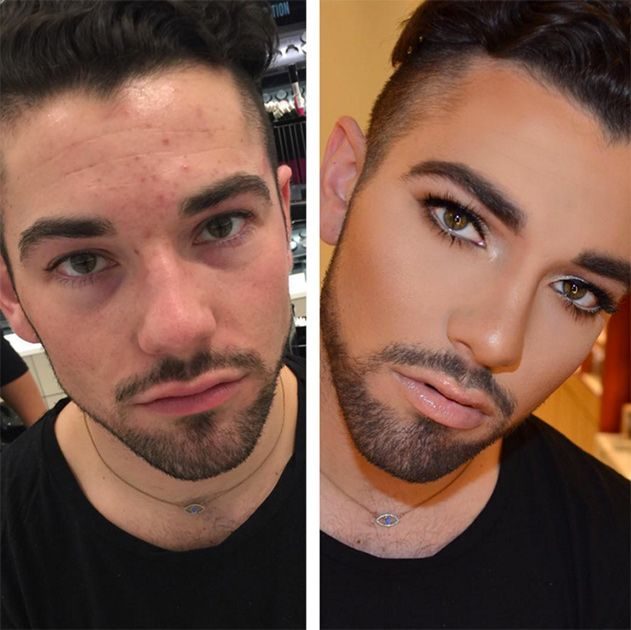 Ну вот и началось - мужчины стали пользоваться макияжем!