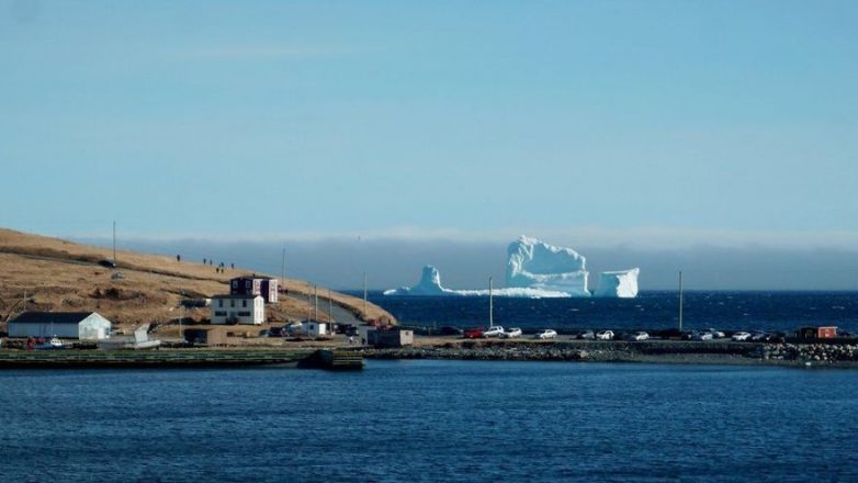 К берегам Канады приплыл огромный айсберг. Удивительное зрелище!