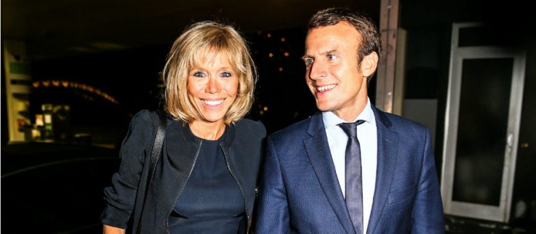 Будущий президент Франции женат на своей учительнице и нянчит её внуков