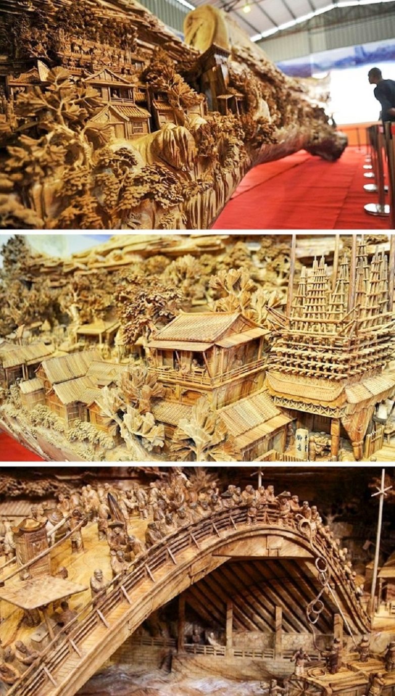 Невероятное деревянное искусство, от которого по коже бегут мурашки