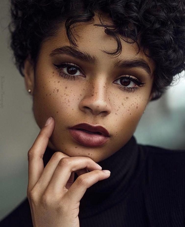 Ebony With Freckles