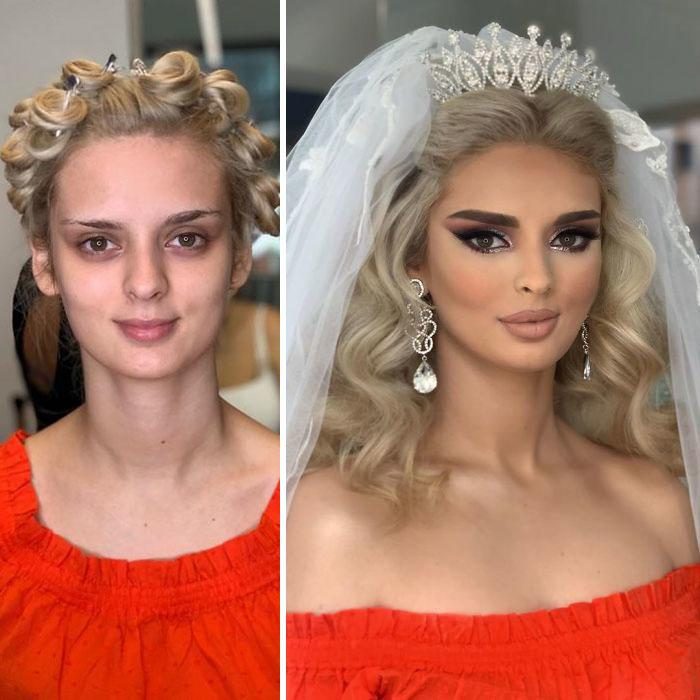 25 примеров свадебного макияжа, который реально творит чудеса