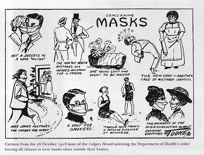 Исторические снимки людей в масках во время пандемии смертоносной &quot;испанки&quot; 1918 года