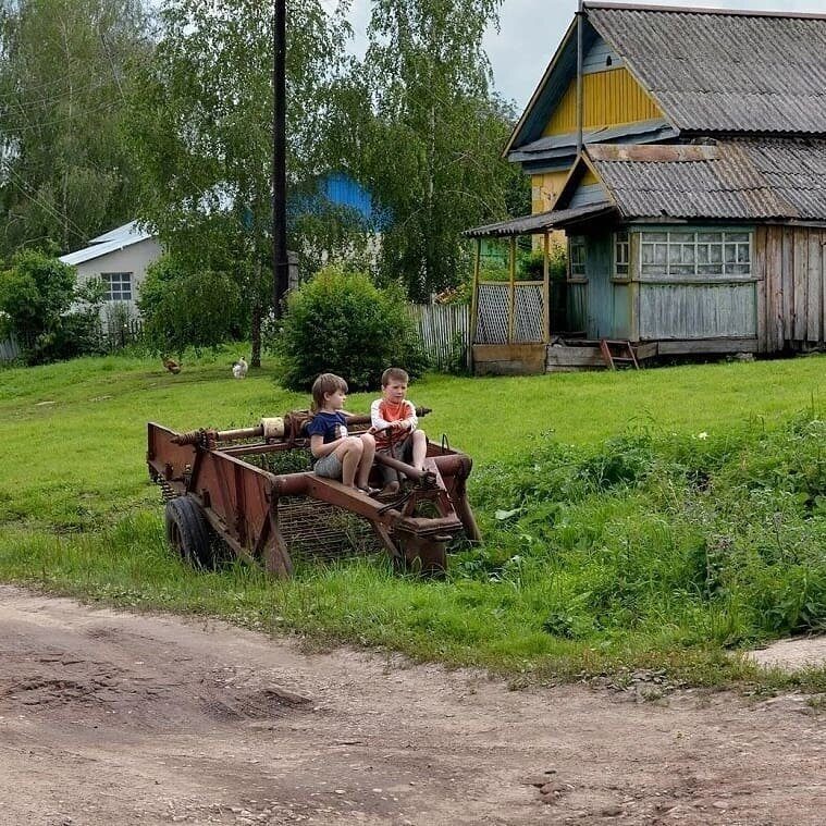 16 эмоциональных фото русской деревни, которые возвратят вас на мгновение в детство