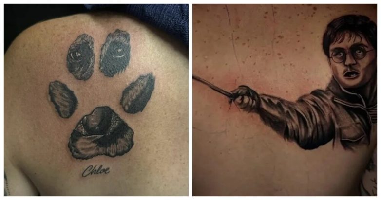 Татуировок, заставляющих поразмышлять о вкусе заказчиков и таланте мастеров