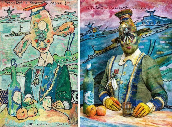 Люди, «сошедших с холста», которые повторили великие картины, внеся свою изюминку