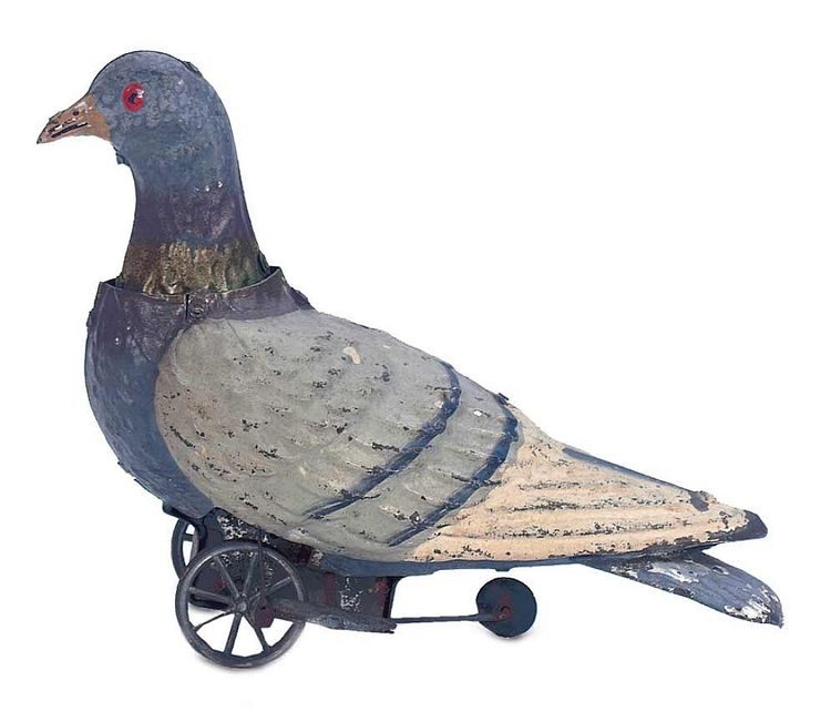 Затейливые старинные игрушки, напоминающие, что люди с фантазией были во все времена