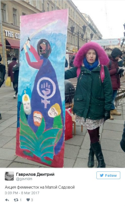 Феминистические акции на 8 марта привели к массовым задержаниям