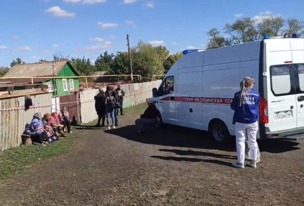 Неизвестный расстрелял семью и взорвал отдел полиции в Воронежской области
