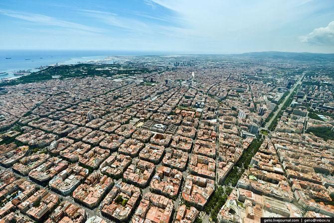 Барселона: взгляд из поднебесья