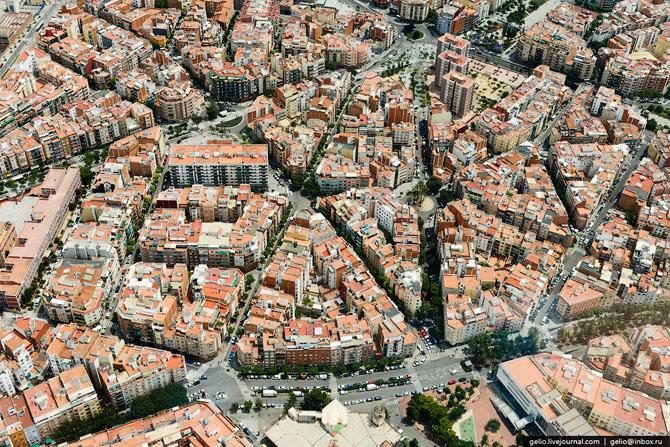 Барселона: взгляд из поднебесья