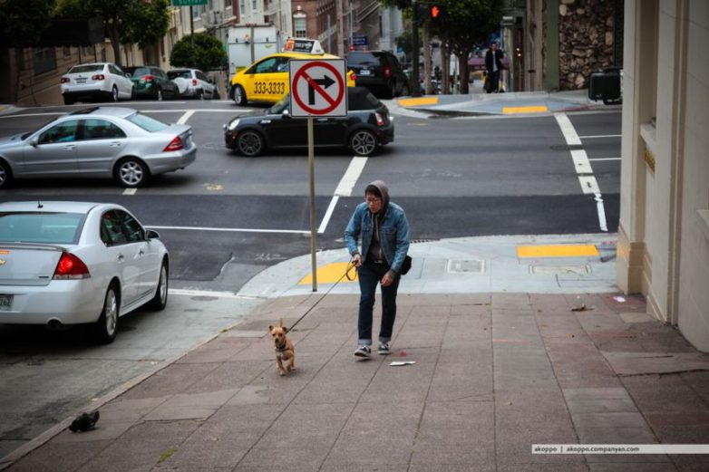 Уникальные наклонные улицы Сан-Франциско