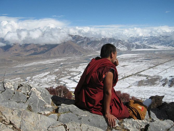 Впечатляющие виды Тибета