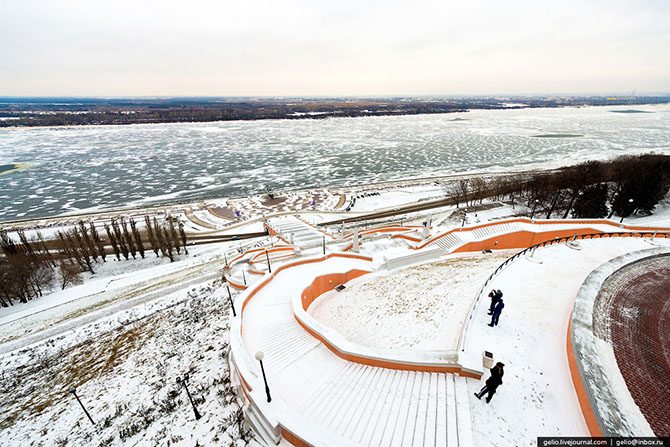 Нижний Новгород под снегом