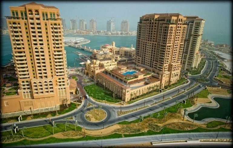Роскошный искусственный остров в Катаре